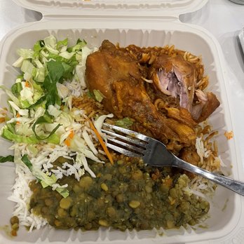 The Big Elephant Kitchen - One meat curry plate with chicken masala - $11.50. - Indian Near Me - Portland, Oregon The Big Elephant Kitchen - One meat curry plate with chicken masala - $11.50. - Indian Near Me - Portland, Oregon
