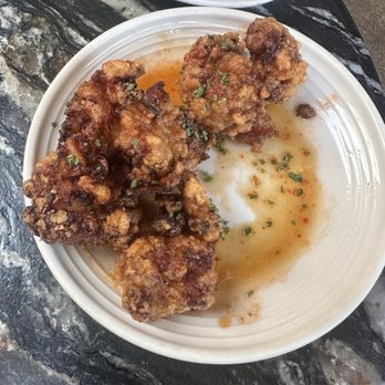 RVR Venice - Crispy Chicken Thigh Karaage w/Chili Honey - Izakaya Near Me - Venice, California RVR Venice - Crispy Chicken Thigh Karaage w/Chili Honey - Izakaya Near Me - Venice, California