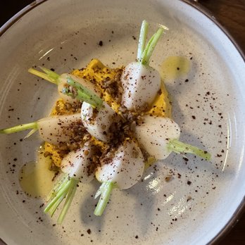 Magnus on Water - Hakurei Turnips - Cocktail Bars Near Me - Biddeford, Maine