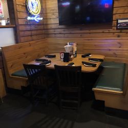 Texas Roadhouse - The "closed" table, next to the "too small" booth.