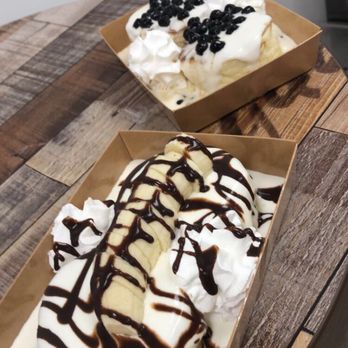 ThirsTea - Came back the next day and order two orders of soufflé!! Boba and banana Nutella !! Crave Satisfied - Ice Cream & Frozen Yogurt Near Me - Temecula, California ThirsTea - Came back the next day and order two orders of soufflé!! Boba and banana Nutella !! Crave Satisfied - Ice Cream & Frozen Yogurt Near Me - Temecula, California