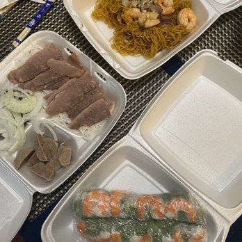 Pho4Real - Spring rolls, 23. Chin, Gan, Vien, and garlic noodles with shrimp. - Vietnamese Near Me - Henderson, Nevada Pho4Real - Spring rolls, 23. Chin, Gan, Vien, and garlic noodles with shrimp. - Vietnamese Near Me - Henderson, Nevada