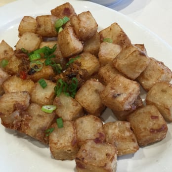 Pelican Seafood Restaurant - Pan fried turnip cake~ - Seafood Near Me - Vancouver, British Columbia