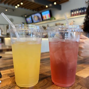 Fepo Cafe - Mango organic tractor beverage and strawberry organic tractor beverage. - Coffee & Tea Near Me - New Haven, Connecticut