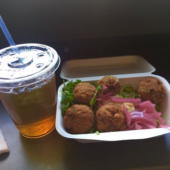 Shawarmageddon - Swamp thing and falafel tabbouleh salad. Both vegan! - Middle Eastern Near Me - Reno, Nevada Shawarmageddon - Swamp thing and falafel tabbouleh salad. Both vegan! - Middle Eastern Near Me - Reno, Nevada