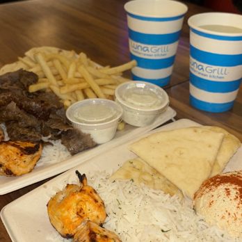 Luna Grill Santa Barbara - Chicken Kabob - Greek Near Me - Santa Barbara, California