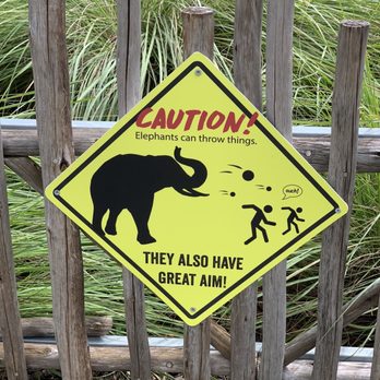 Zoo Miami - Funny sign! - Zoos Near Me - Miami, Florida