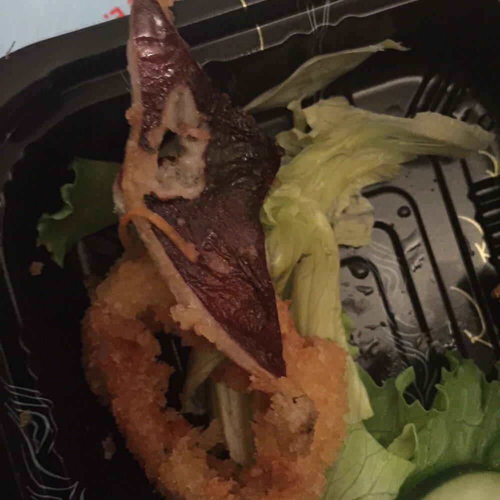Sugi Sushi - This is suppose to be my calamari !!! wtf is this. I want my dam money back !!! - Sushi Bars Near Me - Bronx, New York Sugi Sushi - This is suppose to be my calamari !!! wtf is this. I want my dam money back !!! - Sushi Bars Near Me - Bronx, New York
