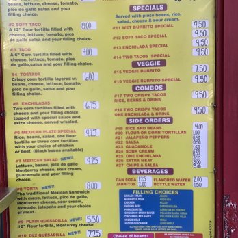 La Vaca - Menu as of July, 2021 - Mexican Near Me - Seattle, Washington
