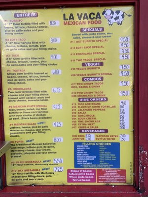 Menu photo 3 La Vaca Seattle, WA