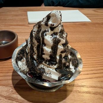 San Ho Won - Vanilla ice cream with black sesame - Korean Near Me - San Francisco, California
