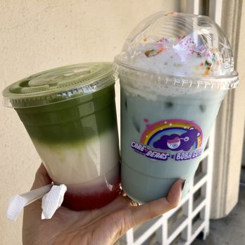 Boba Guys - Strawberry matcha latte and the cloudseeker. Looks way better than they taste. - Coffee & Tea Near Me - Oakland, California Boba Guys - Strawberry matcha latte and the cloudseeker. Looks way better than they taste. - Coffee & Tea Near Me - Oakland, California