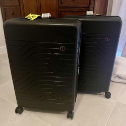 Bronx Luggage Store - The Twins after their latest excursion.  Ready to roll again!