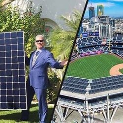 SunSolar Power - "its time to go solar" Bruce Buffer (UFC) and SunSolar Power helped take the Padres solar with premium solar panels.