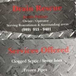 Drain Rescue - Business cards