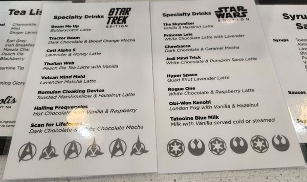 Menu photo 8 The Outer Rim Seattle, WA