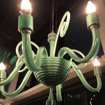 360 Rooftop Bar - Garden hose chandelier?? - Lounges Near Me - St. Louis, Missouri