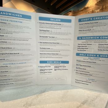 Mendocino Farms - Menu ! They also serve beer and wine! I am told to watch for seasonal items. - Salad Near Me - Seattle, Washington Mendocino Farms - Menu ! They also serve beer and wine! I am told to watch for seasonal items. - Salad Near Me - Seattle, Washington