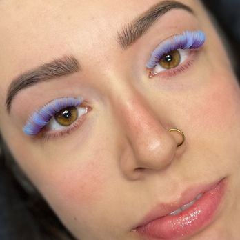 Juli’s Lashes - Volume Eyelash Extensions with Colored Lashes - Eyelash Service Near Me - Sherman Oaks, California