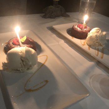 Morton's The Steakhouse - Two Chocolate Lava Cakes with Vanilla Ice cream - Steakhouses Near Me - Honolulu, Hawaii Morton's The Steakhouse - Two Chocolate Lava Cakes with Vanilla Ice cream - Steakhouses Near Me - Honolulu, Hawaii