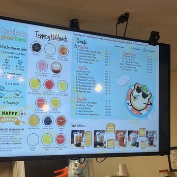 Boba ParTea - Menu - Bakeries Near Me - Baton Rouge, Louisiana