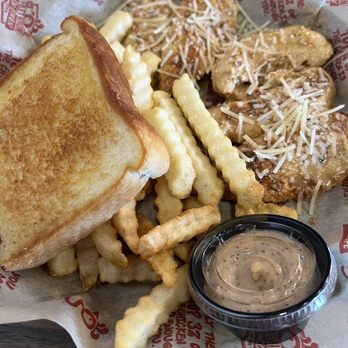 Huey Magoo's - Grilled chicken strips with fries - Chicken Shop Near Me - Centerville, Ohio