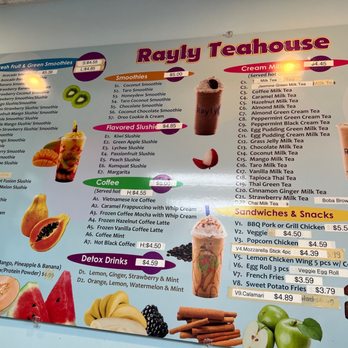 Rayly Teahouse - the menu for rayly teahouse - Bubble Tea Near Me - Missouri City, Texas Rayly Teahouse - the menu for rayly teahouse - Bubble Tea Near Me - Missouri City, Texas