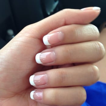 C Nails & Spa - My cousins gelac w/ French tip - Nail Salons Near Me - Houston, Texas