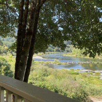 Tyee Landing - View from the back patio - Burgers Near Me - Oakland, Oregon