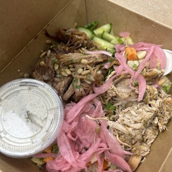 Ben's Fast Food - Chicken harty w/ side of rotisserie chicken!! - New American Near Me - Anaheim, California