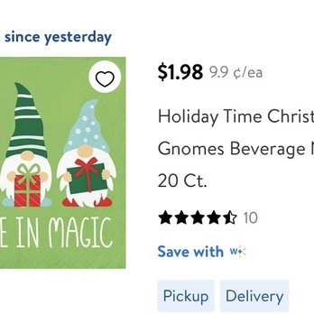 Walmart - Holiday napkins 12/22. Cute! - Grocery Near Me - Fresno, California Walmart - Holiday napkins 12/22. Cute! - Grocery Near Me - Fresno, California