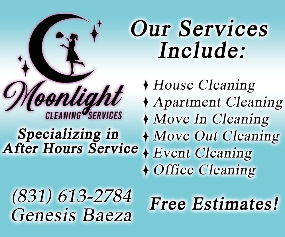 MOONLIGHT CLEANING SERVICES Lubbock, Texas Home Cleaning Phone