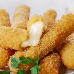 Boba Studio - High-quality cheese, coat it in a rich batter, and air-fry it until golden and crispy.