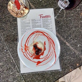 Foretti's - Desserts and wine are as perfect as partners in crime - Italian Near Me - Corona Del Mar, California Foretti's - Desserts and wine are as perfect as partners in crime - Italian Near Me - Corona Del Mar, California