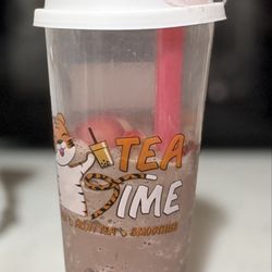 Tea Time - Chocolate Banana shake, no banana, add frozen strawberries
