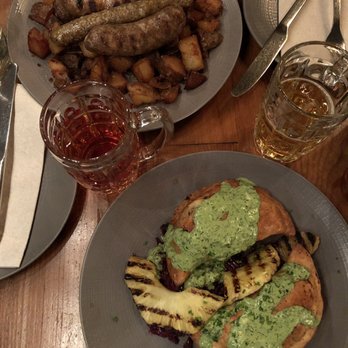 Bronwyn - Wurst trio and pierogis - German Near Me - Somerville, Massachusetts