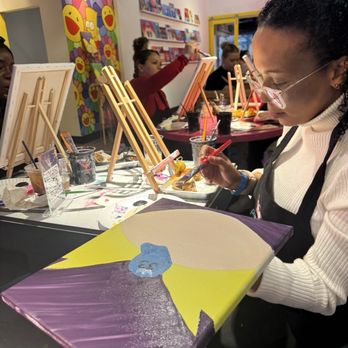 Paint N Pour - The process - Paint & Sip Near Me - New York, New York Paint N Pour - The process - Paint & Sip Near Me - New York, New York