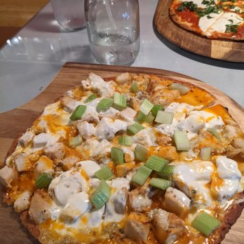 The Cafe - Buffalo chicken pizza - New American Near Me - Plains, Pennsylvania The Cafe - Buffalo chicken pizza - New American Near Me - Plains, Pennsylvania