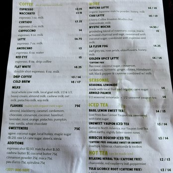 Five Mile Eatery - Menu - Coffee & Tea Near Me - Lafayette, Louisiana