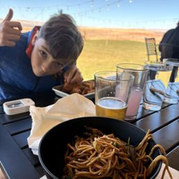 Short rib bowl. "Half" I split it. Short rib bowl. "Half" I split it.