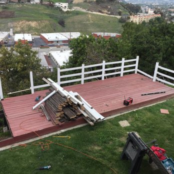 California Deck Builders - Existing deck being disassembled. - General Contractors Near Me - Agoura Hills, California California Deck Builders - Existing deck being disassembled. - General Contractors Near Me - Agoura Hills, California