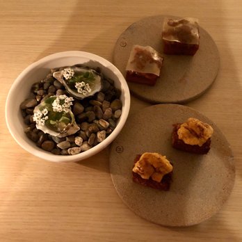 Kato - Oyster / Tomato ; Tuna Toast ; Uni / Tapioca - Taiwanese Near Me - Los Angeles, California Kato - Oyster / Tomato ; Tuna Toast ; Uni / Tapioca - Taiwanese Near Me - Los Angeles, California