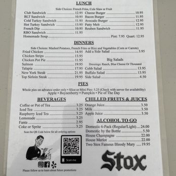 Stox Restaurant Bakery & Bar - Menu - Bakeries Near Me - Downey, California