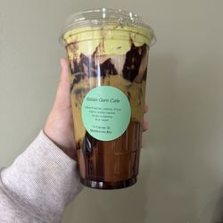 Italian Gem Cafe - Dubai pistachio latte