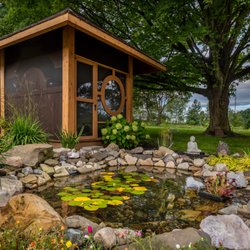 Redbud Development - Perfect place for yoga, pond with fish and water lillies