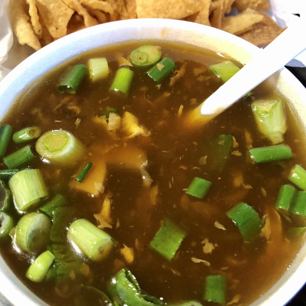 Wok Inn - Hot & Sour Soup, included with lunch specials. 3 different soups to chose from. - Chinese Near Me - San Antonio, Texas Wok Inn - Hot & Sour Soup, included with lunch specials. 3 different soups to chose from. - Chinese Near Me - San Antonio, Texas