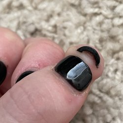 Rose Couture Nail Bar- Prosper - Product under nails