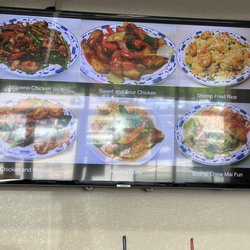 China Kitchen - Wall menu