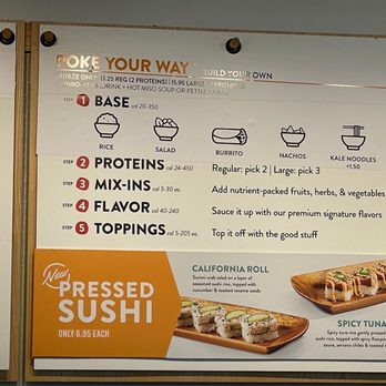 Pokeworks - Menu - Poke Near Me - Bellevue, Washington