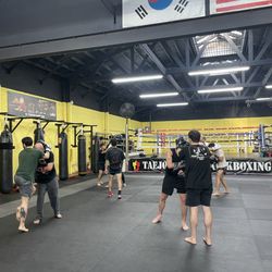 Taejo Kickboxing- Koreatown  - Learning new techniques.